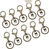 10Pca Iron with Zinc Alloy Keychain Clasps PW-WG98F39-01-3