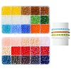 4500Pcs 30 Styles Electroplate Glass Beads Strands EGLA-YW0003-99-1
