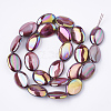 AB Color Freshwater Shell Beads Strands SHEL-S274-39B-2