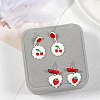 30Pcs 6 Styles Alloy Enamel Pendants ENAM-CJ0002-21-7