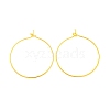 Brass Wine Glass Charm Rings Hoop Earrings X-EC067-3G-1