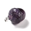 Natural Amethyst Pendants G-M393-01P-04-3