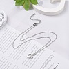 304 Stainless Steel Heart Pendant Necklaces NJEW-JN03518-01-2