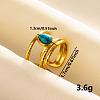 Teardrop Synthetic Turquoise Finger Rings QT3031-5-2