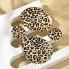 Leopard Print Alloy Dangle Stud Earrings EJEW-K304-01A-G-4