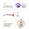 2Pcs 2 Colors 201 Stainless Steel Connector Charms/Links STAS-TA0005-56-5
