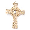 Alloy Rhinestone Big Pendants ALRI-F074-05G-2