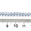 Transparent Baking Paint Glass Beads X1-DGLA-A034-T4mm-D13-4