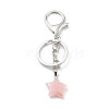 Natural Rose Quartz Keychain KEYC-M022-02A-1