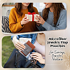 Microfiber Jewelry Flap Pouches ABAG-WH0032-121B-5