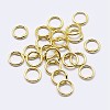 925 Sterling Silver Soldered Closed Jump Rings STER-F036-03G-0.9x6-1