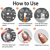 Stainless Steel DIY Nail Art Templates MRMJ-WH0092-001-4
