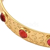 Rack Plating Brass Cuff Bracelets for Women BJEW-M040-12G-01-2