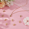 10Pcs Brass Pendant Rhinestones Settings KK-BBC0018-10-3