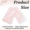 3D Flower Polyester with Resin Bead Fabric AJEW-MA0001-48A-2