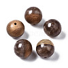 Resin & Walnut Wood Beads RESI-S358-68H-1