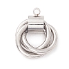 Non-Tarnish 304 Stainless Steel Pendants STAS-A059-01A-P-1