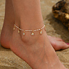 Beach Style Adjustable Imitation Pearl Anklets FC9987-1