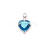 Faceted Glass Urn Pendant GLAA-WH0031-10J-1