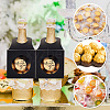 48Pcs 4 Styles Square Kraft Paper Festival Gift Storage Boxes with PVC Window and Hole Handle CON-PH0003-05A-6