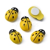 Spray Painted Wood Cabochons WOOD-WH0024-119A-2