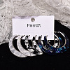 Acrylic Hoop Earrings FS-WG995C7-08-1