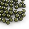 Spray Painted Acrylic Beads MACR-Q154-10mm-N04-1