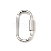 Non-Tarnish 304 Stainless Steel Screw Carabiner Lock Charms STAS-H107-04D-P-1