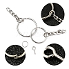 300Pcs 6 Style Keychain Clasps Set IFIN-YW0001-22-6