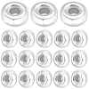 Beebeecraft 30Pcs Donut 925 Sterling Silver Spacer Beads STER-BBC0005-43S-1