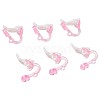 Plastic Clip-on Earring Findings FIND-Q001-02-1