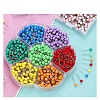 700Pcs 7 Colors Steel Safety Pins PW-WG2324B-01-5