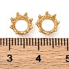 Crown Brass Beads KK-K378-45B-G-2