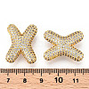 Brass Micro Pave Cubic Zirconia Pendants KK-N254-06G-X-3