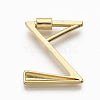 Brass Screw Carabiner Lock Charms KK-T046-001G-NF-3