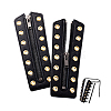 Cowhide Leather Lace-in Boot Zipper Inserts DIY-WH0499-06A-05-7