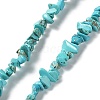 Synthetic Turquoise Beads Strands G-D283-3x5-10-01-1