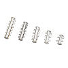 Brass Slide Lock Clasps KK-TA0007-28-11