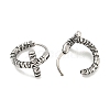 316 Surgical Stainless Steel Hoop Earrings EJEW-D096-14I-AS-2