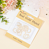 Beebeecraft 20Pcs 2 Styles Brass Connector Charms KK-BBC0011-66-6