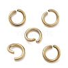 Ion Plating(IP) 304 Stainless Steel Open Jump Rings STAS-M081-01G-08-1