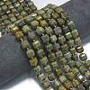 Natural Silver Leaf Jasper Beads Strands G-K389-A70-01-2