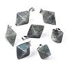 Natural Labradorite Pendants G-N326-107F-1