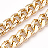 Aluminum Faceted Curb Chains CHA-N003-40KCG-1