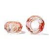 Two Tone Glass European Beads GDA009-1-2