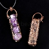 Natural Amethyst Pendants PW-WG2CC2F-01-3