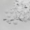 5-Petal Transparent Acrylic Bead Caps FACR-S012-SB518-1