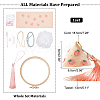 DIY Embroidery Zongzi Sachet Pendant Decoration Kits for Dragon Boat Festival DIY-WH0033-56B-2