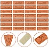 35Pcs 7 Styles PU Imitation Leather Label Tags AJEW-YW0001-23-3