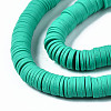 Handmade Polymer Clay Beads Strands CLAY-R089-8mm-141-2